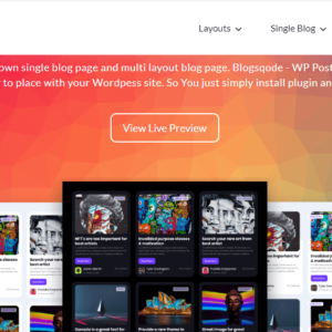 Blogsqode Blog Design for WordPress