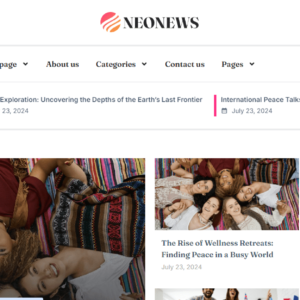 NeoNews - News & Magazine Elementor Template