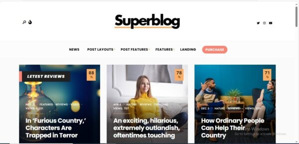 Download SuperBlog Powerful Blog