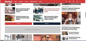 Hunted Editorial Magazine WordPress